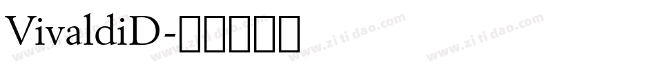 VivaldiD字体转换
