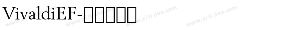 VivaldiEF字体转换
