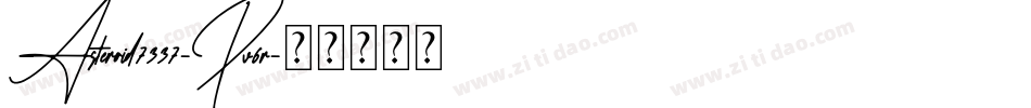 Asteroid7337-Pv6r字体转换