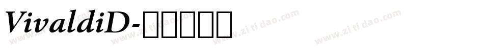 VivaldiD字体转换