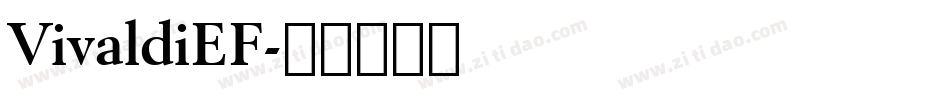 VivaldiEF字体转换