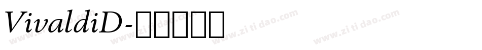 VivaldiD字体转换