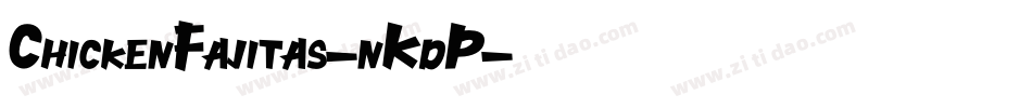 ChickenFajitas-nKdP字体转换
