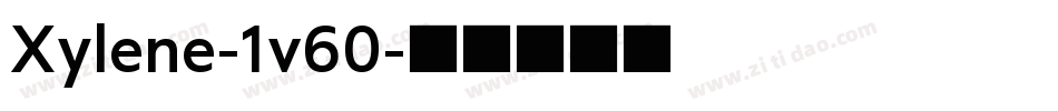 Xylene-1v60字体转换