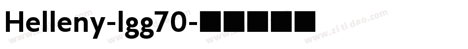 Helleny-lgg70字体转换