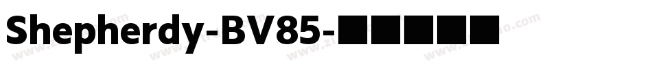 Shepherdy-BV85字体转换