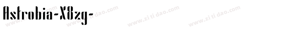 Astrobia-X8zg字体转换