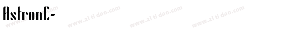 AstronC字体转换