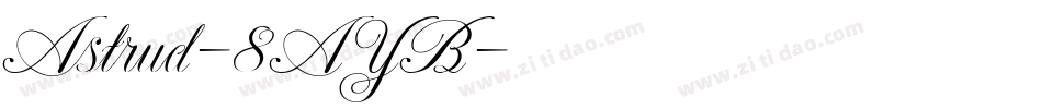 Astrud-8AYB字体转换