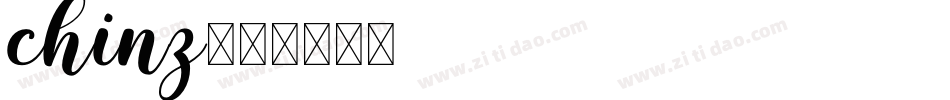 chinz字体转换