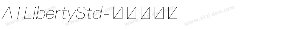 ATLibertyStd字体转换
