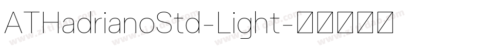 ATHadrianoStd-Light字体转换