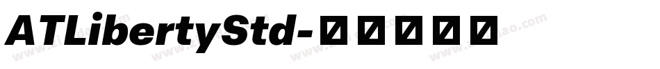 ATLibertyStd字体转换