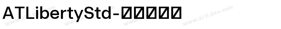 ATLibertyStd字体转换