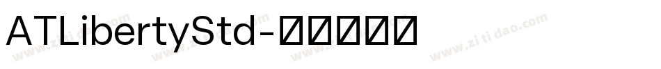 ATLibertyStd字体转换
