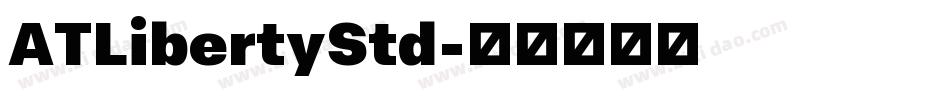 ATLibertyStd字体转换