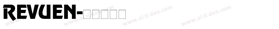 REVUEN字体转换