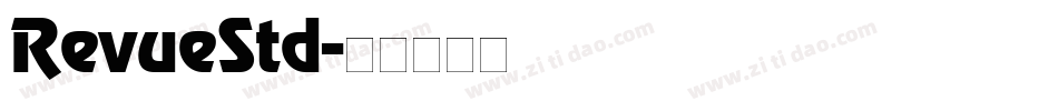 RevueStd字体转换