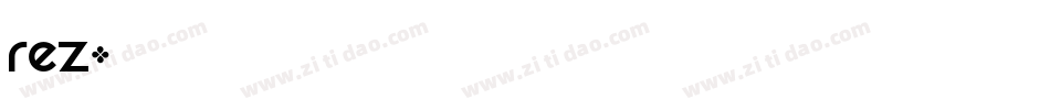 Rez字体转换