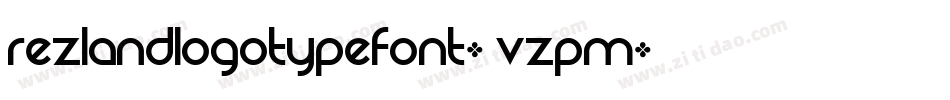RezlandLogotypeFont-vZpM字体转换