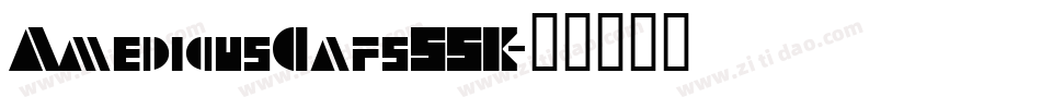 AmedicusCapsSSK字体转换