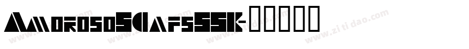 AmorosoSCapsSSK字体转换