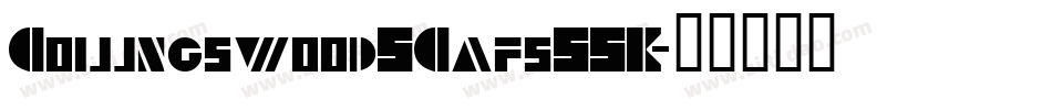CollingswoodSCapsSSK字体转换