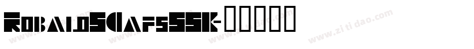 RobaloSCapsSSK字体转换