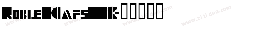 RobleSCapsSSK字体转换