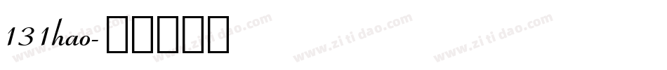 131hao字体转换