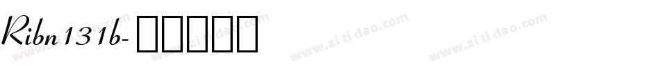 Ribn131b字体转换