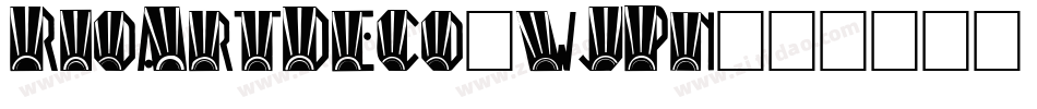 RioArtDeco-wJPn字体转换