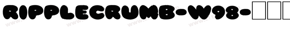 RippleCrumb-w98字体转换