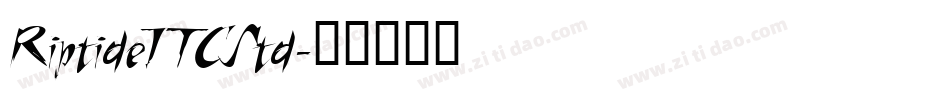 RiptideITCStd字体转换