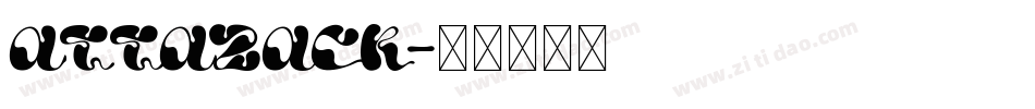 Attazack字体转换