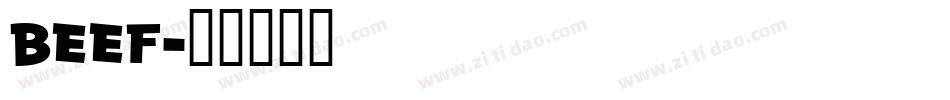 Beef字体转换