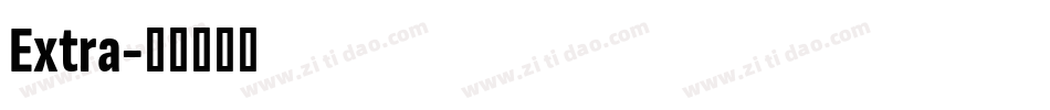 Extra字体转换