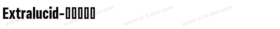 Extralucid字体转换