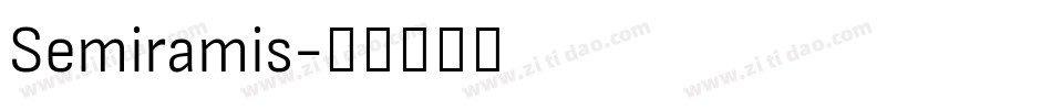 Semiramis字体转换
