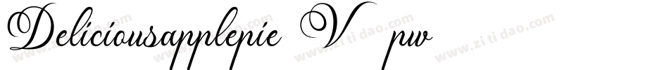 Deliciousapplepie-V5pw字体转换