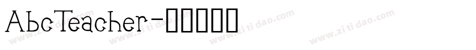 AbcTeacher字体转换
