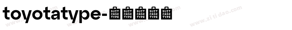 toyotatype字体转换