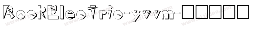 RockElectric-ywvm字体转换