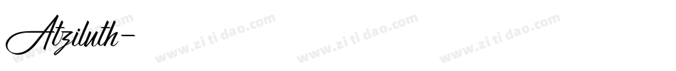 Atziluth字体转换