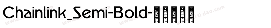 Chainlink_Semi-Bold字体转换