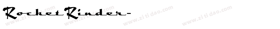 RocketRinder字体转换