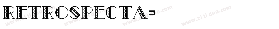 Retrospecta字体转换