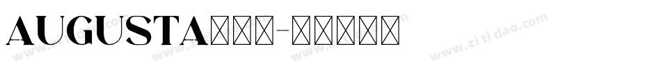 Augusta手机版字体转换