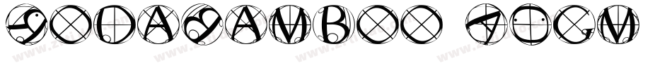 RodaBamboo-AOgm字体转换