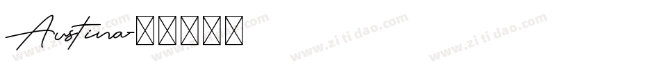 Austina字体转换